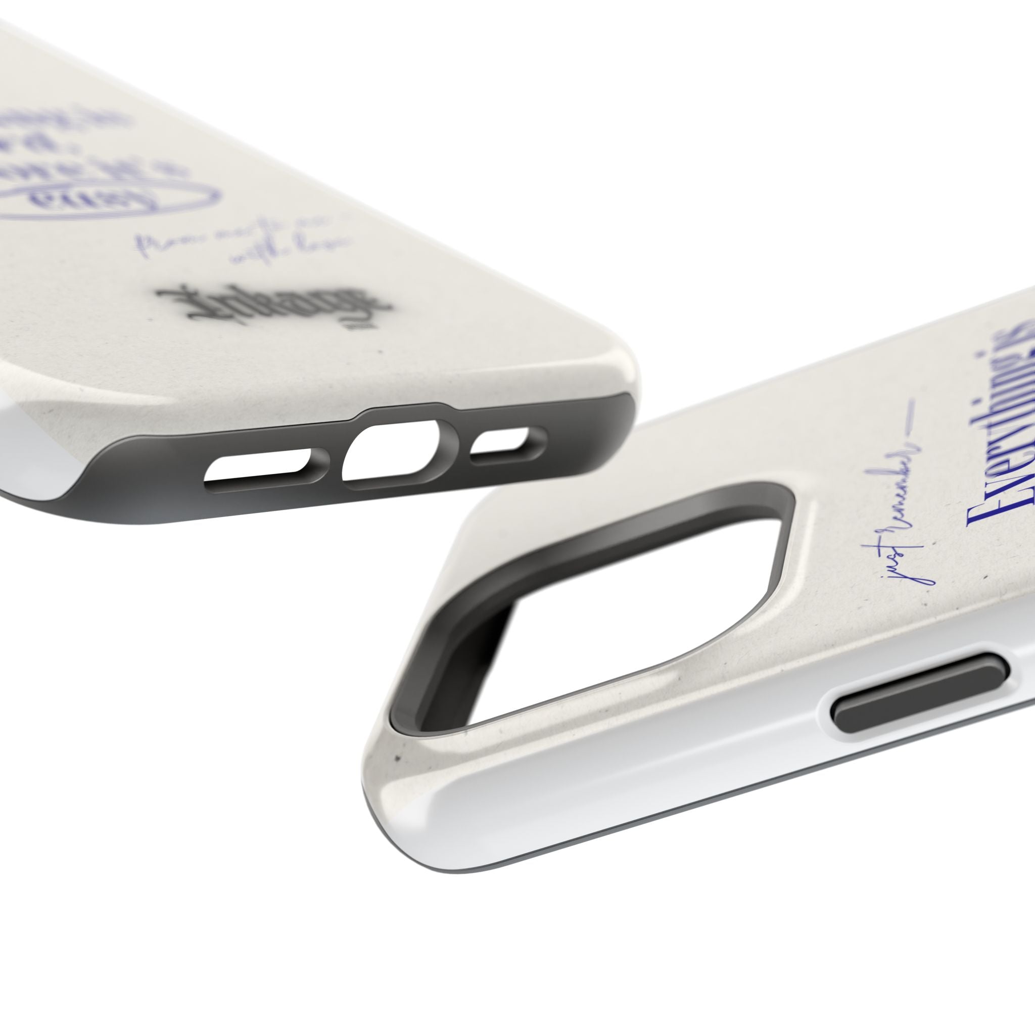 "Everything is hard, before it's easy" Magnetic Phone Case (Quote)