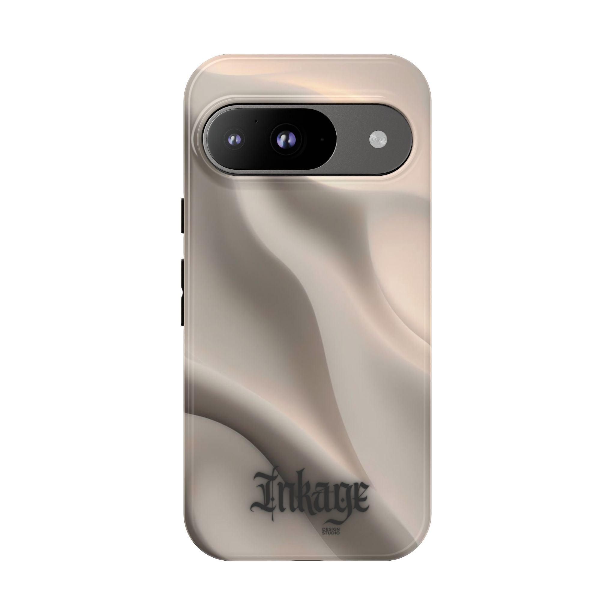 Beige Wavy Flow Tough Phone Case (Minimal)