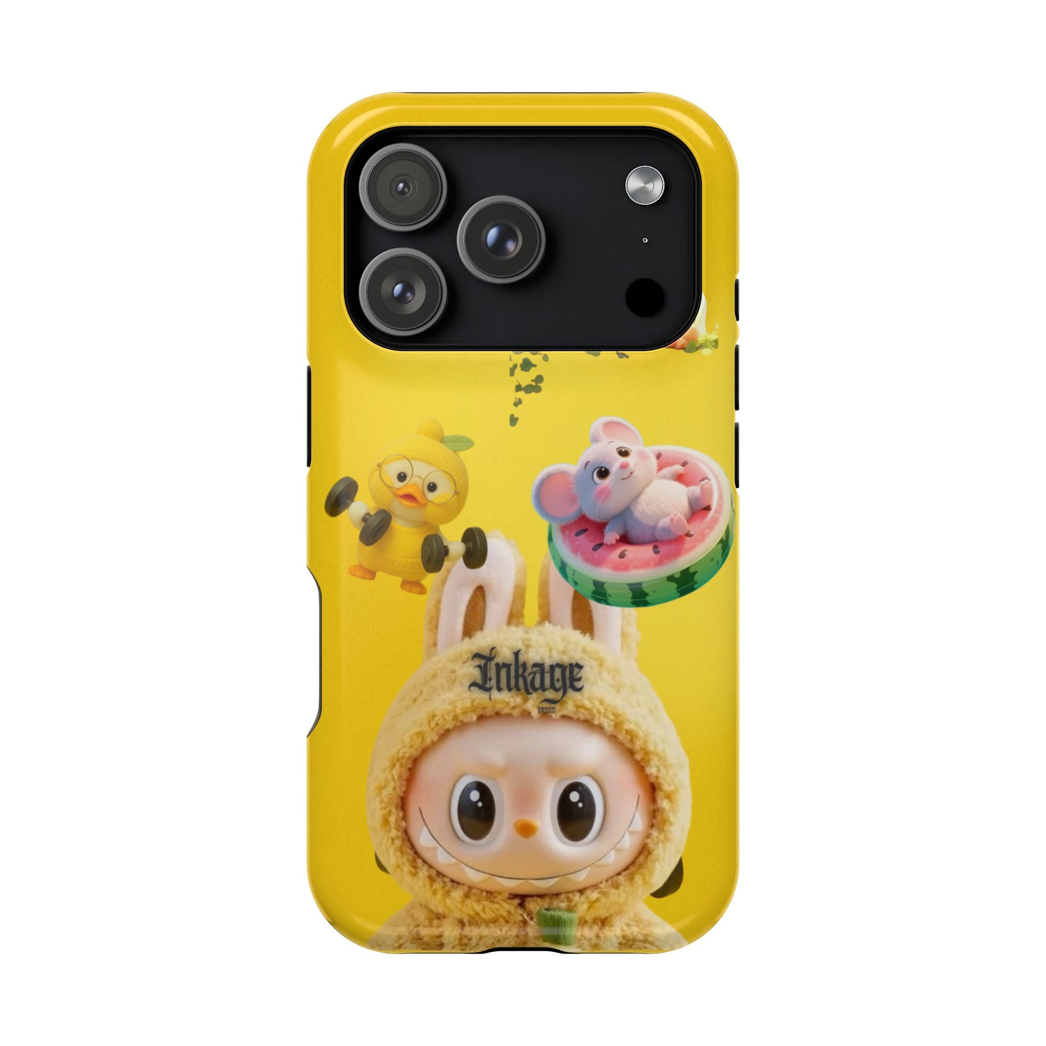 Yellow Cutie Labubu Magnetic Phone Cases (Animation)