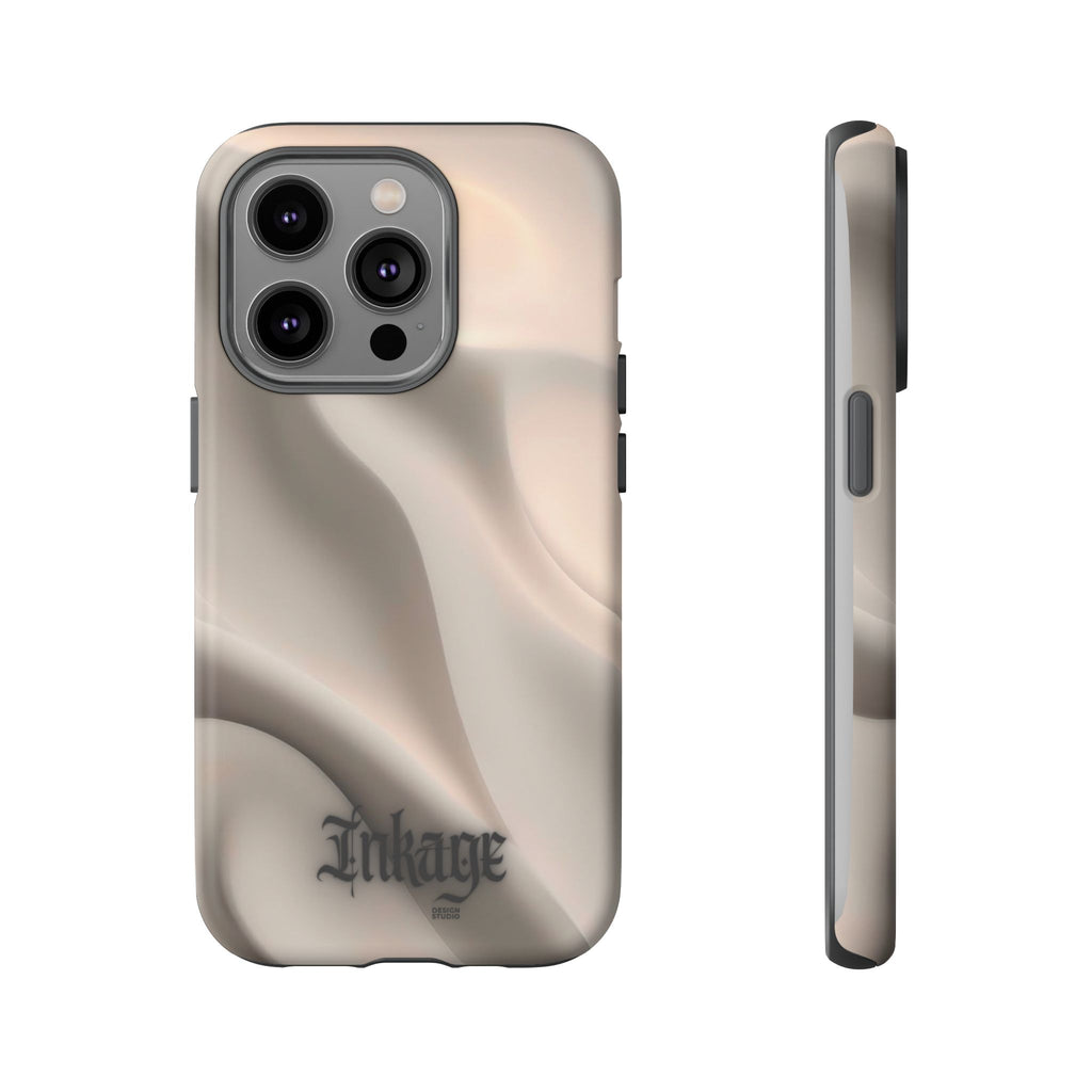 Beige Wavy Flow Tough Phone Case (Minimal)