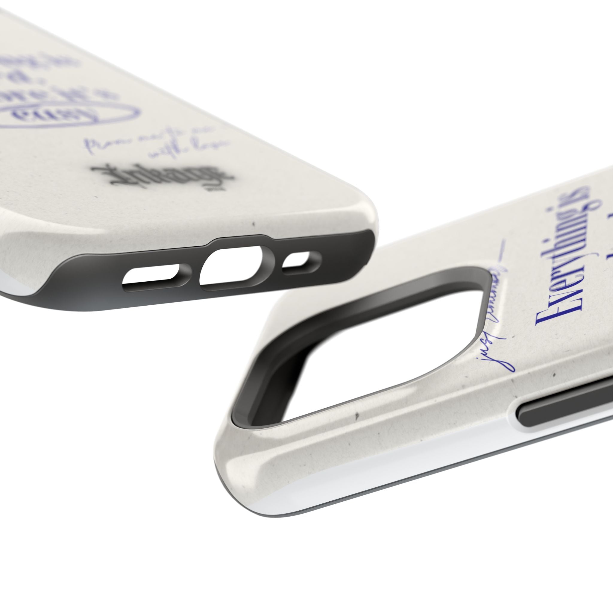 "Everything is hard, before it's easy" Magnetic Phone Case (Quote)