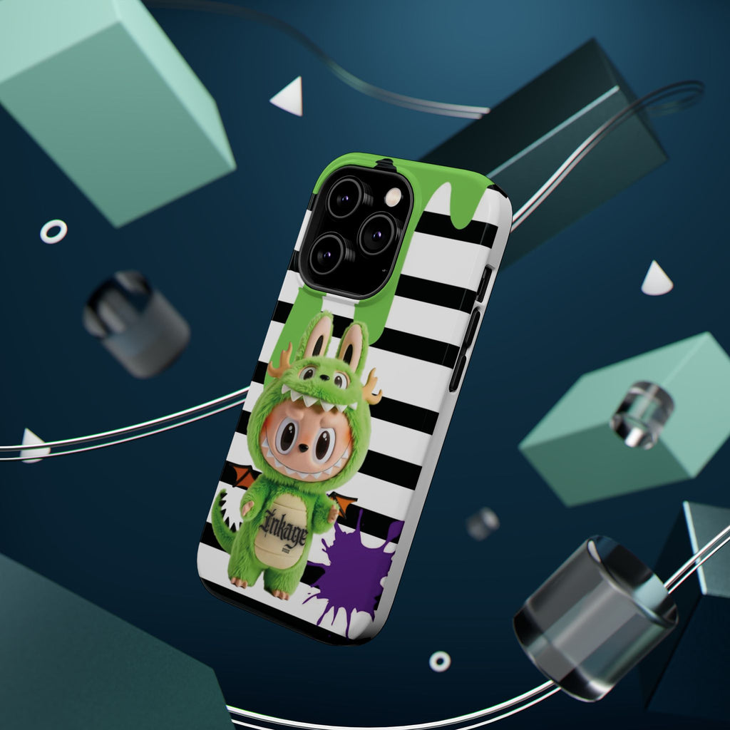 Greenie Labubu Spooky Magnetic Phone Case (Animation)
