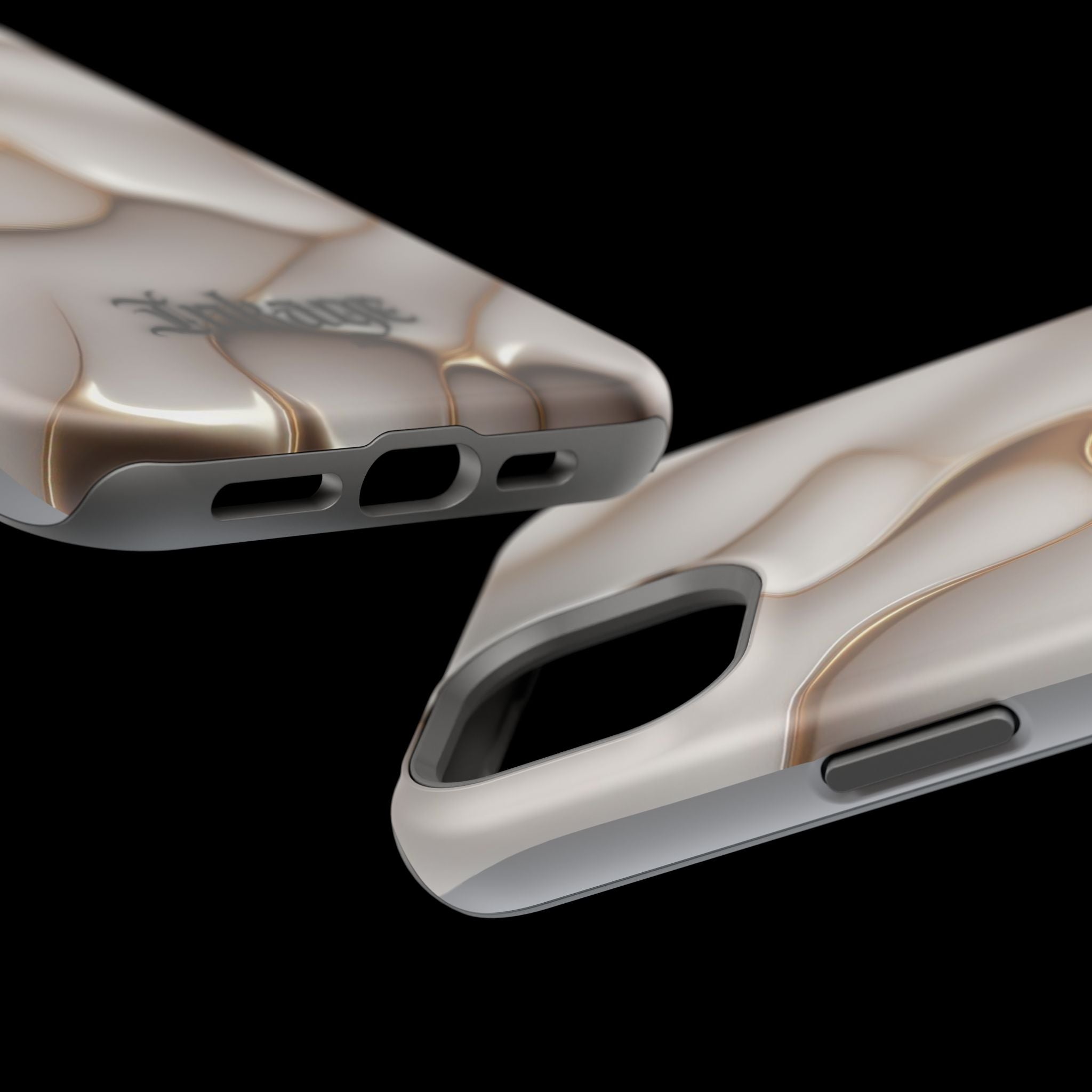 Golden Flow Magnetic Phone Cases (Minimal)