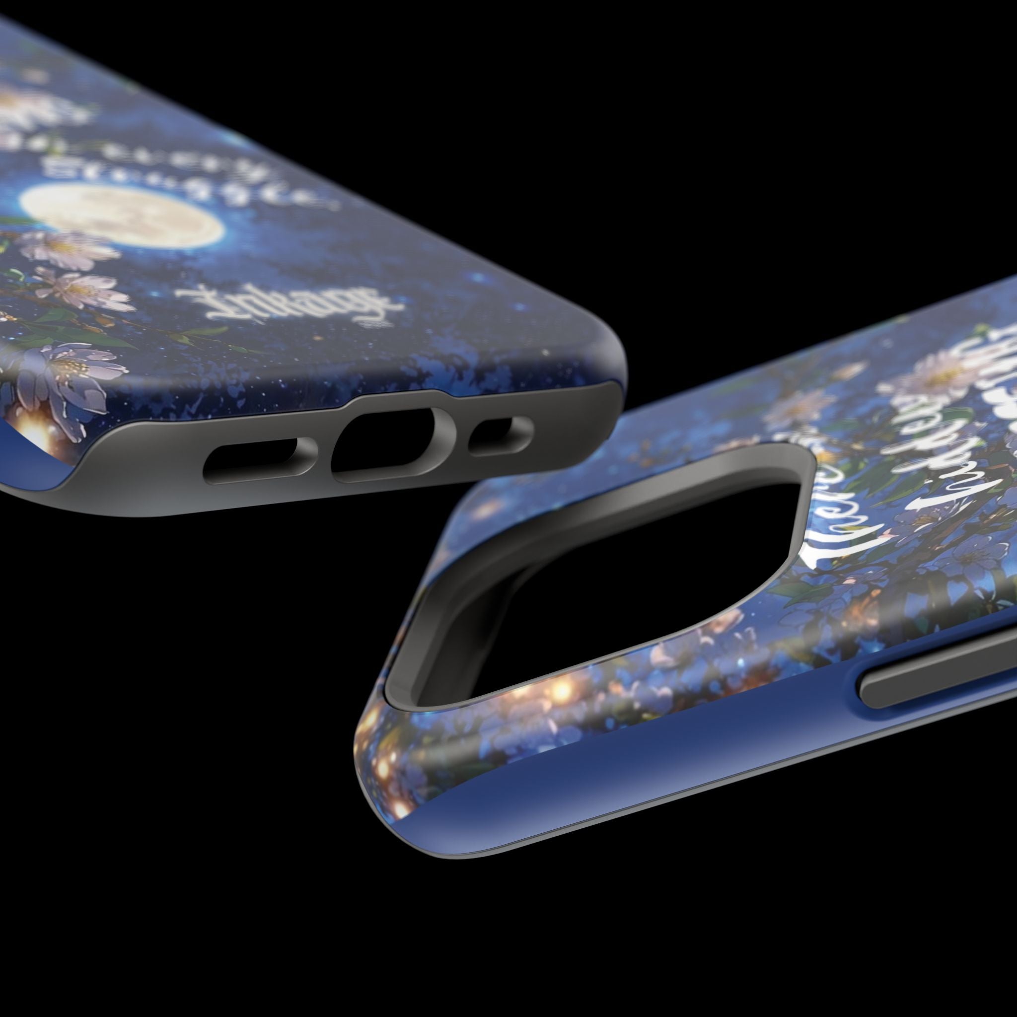 “Moonlit Blessing” Magnetic Phone Cases (Quote)
