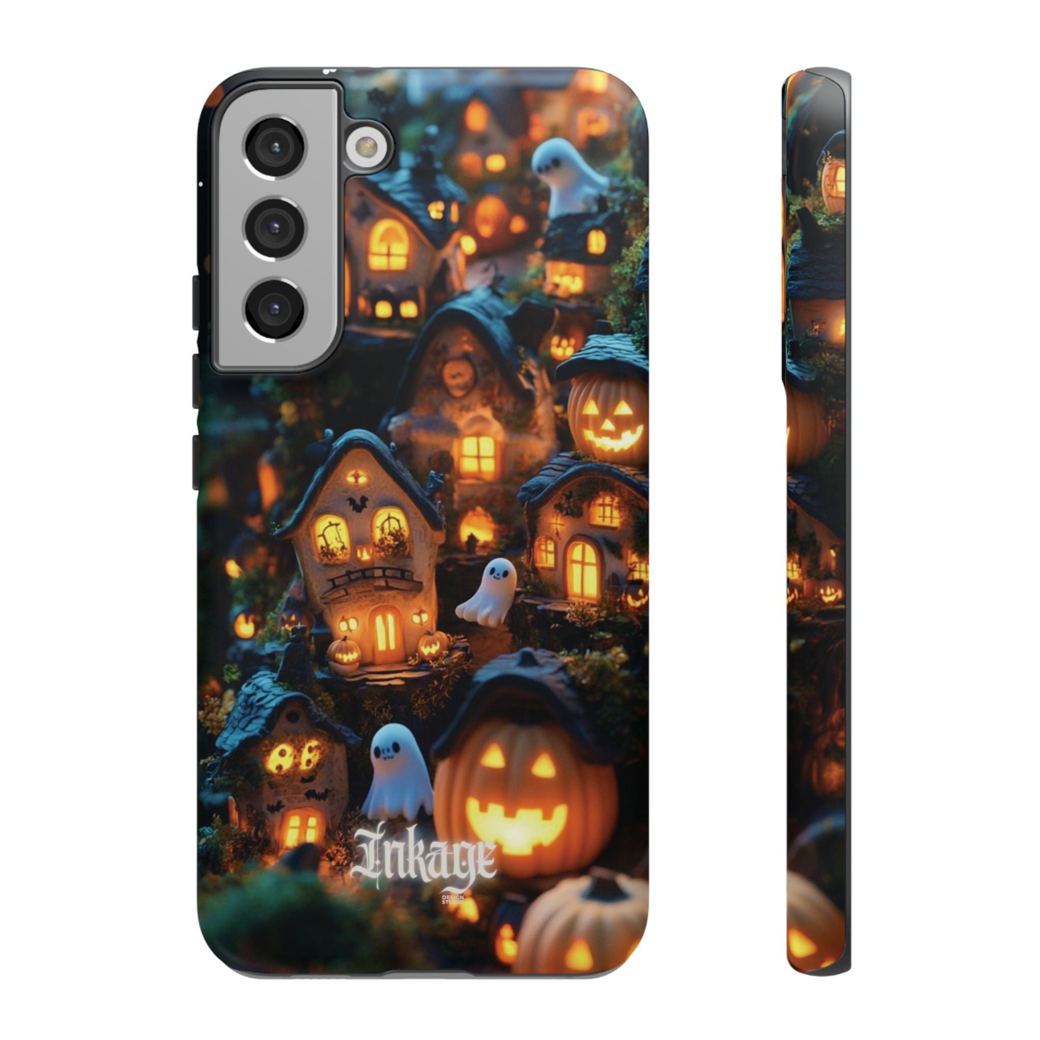 Spooky Pumpkin Village Tough Phone Cases (Season)