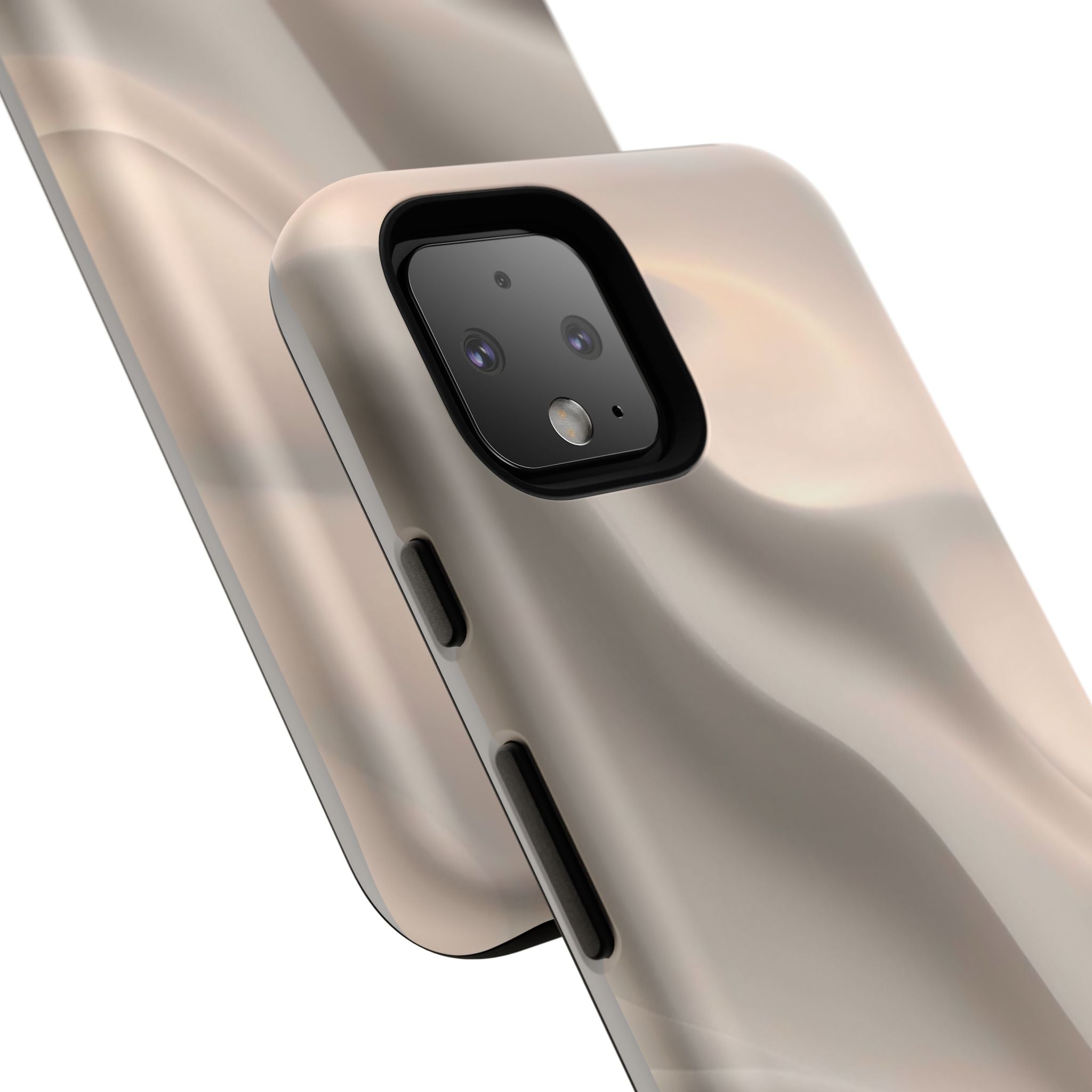 Beige Wavy Flow Tough Phone Case (Minimal)