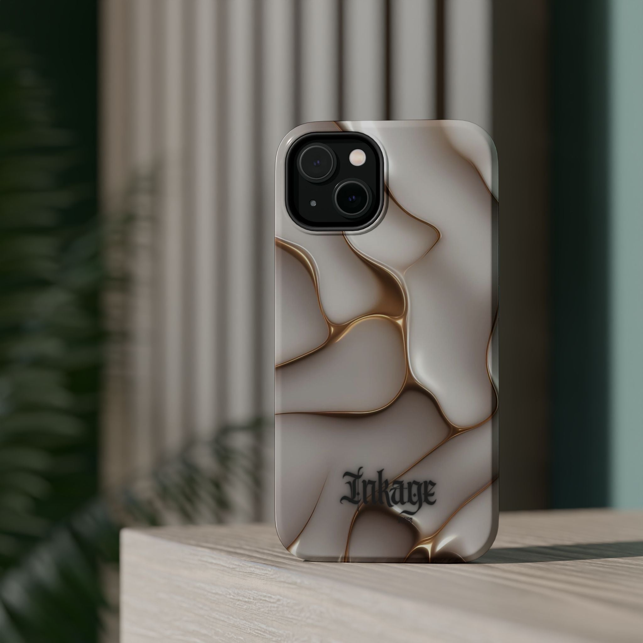 Golden Flow Magnetic Phone Cases (Minimal)