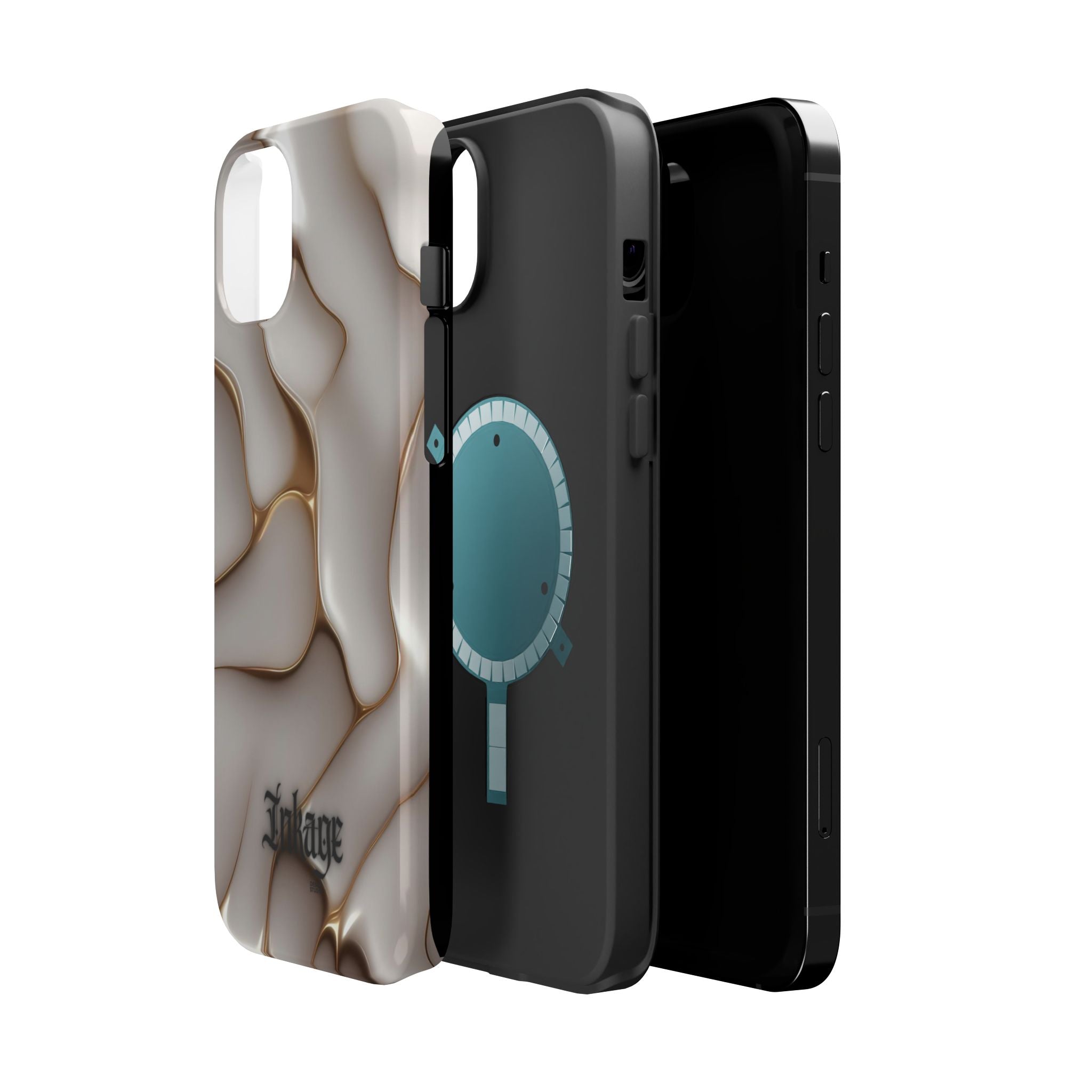 Golden Flow Magnetic Phone Cases (Minimal)