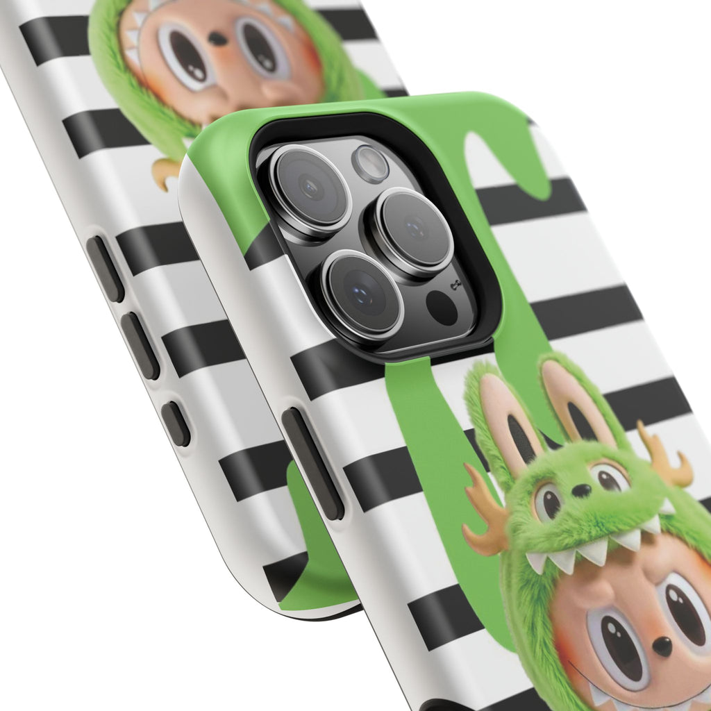 Greenie Labubu Spooky Magnetic Phone Case (Animation)