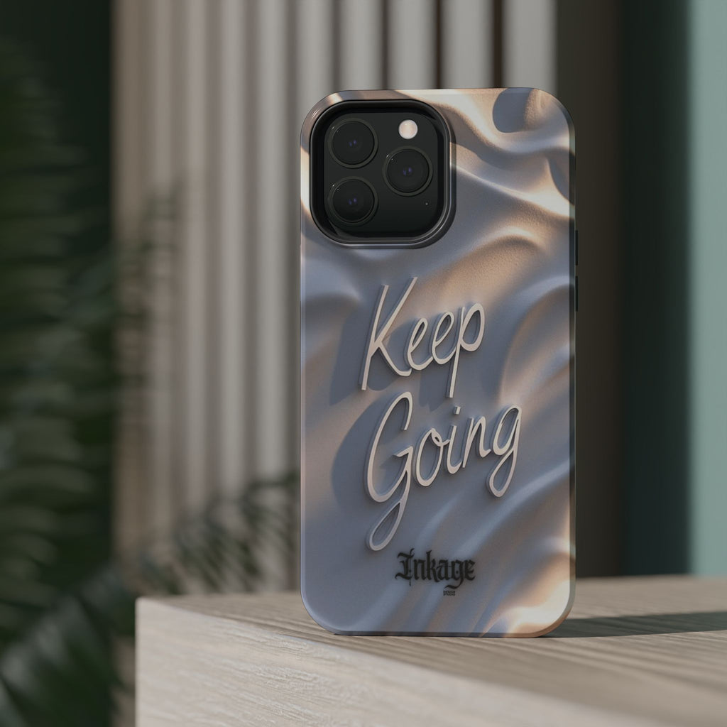 "Keep Going" Magnetic Phone Cases (Quote)