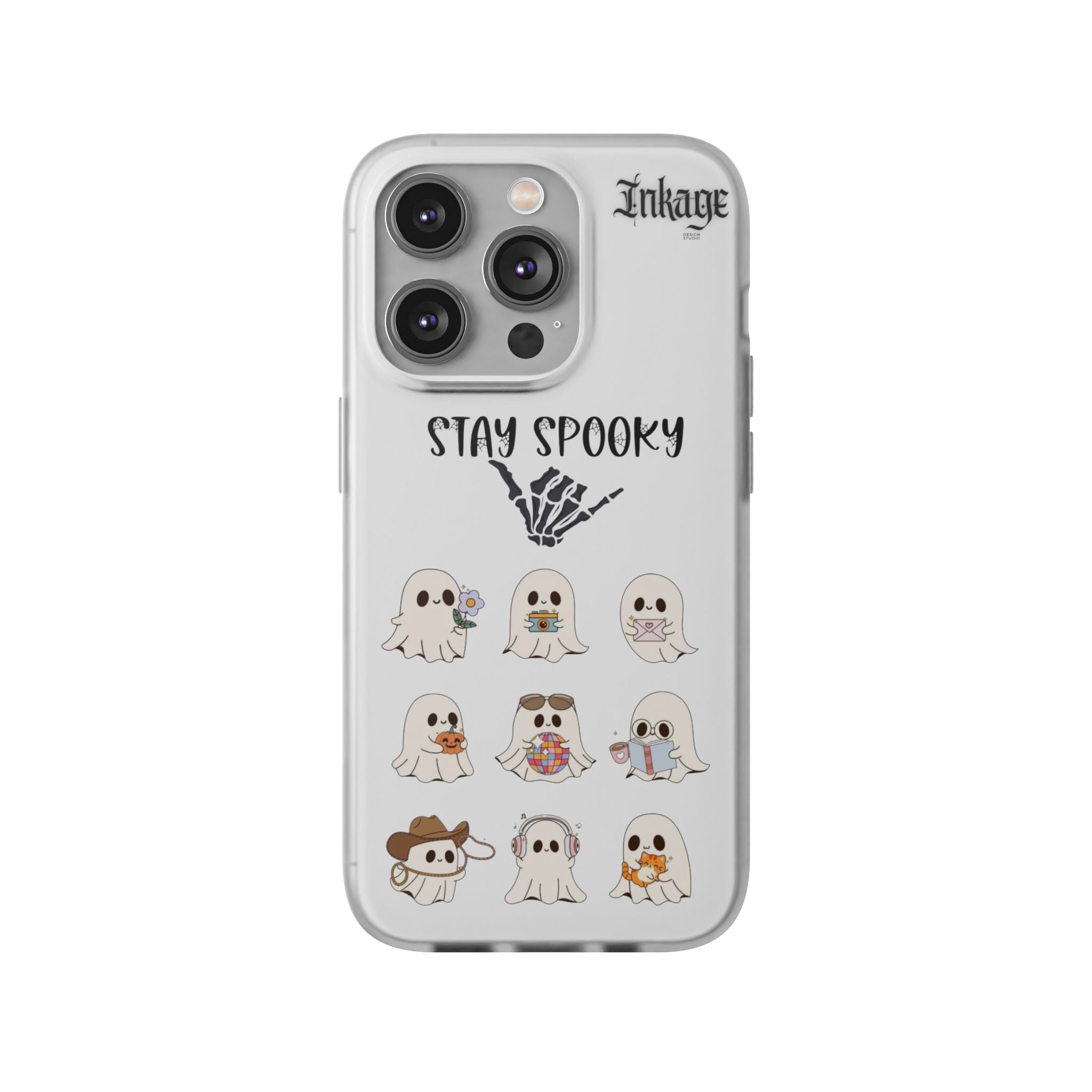 Stay Spooky Clear Phone Cases (Season)