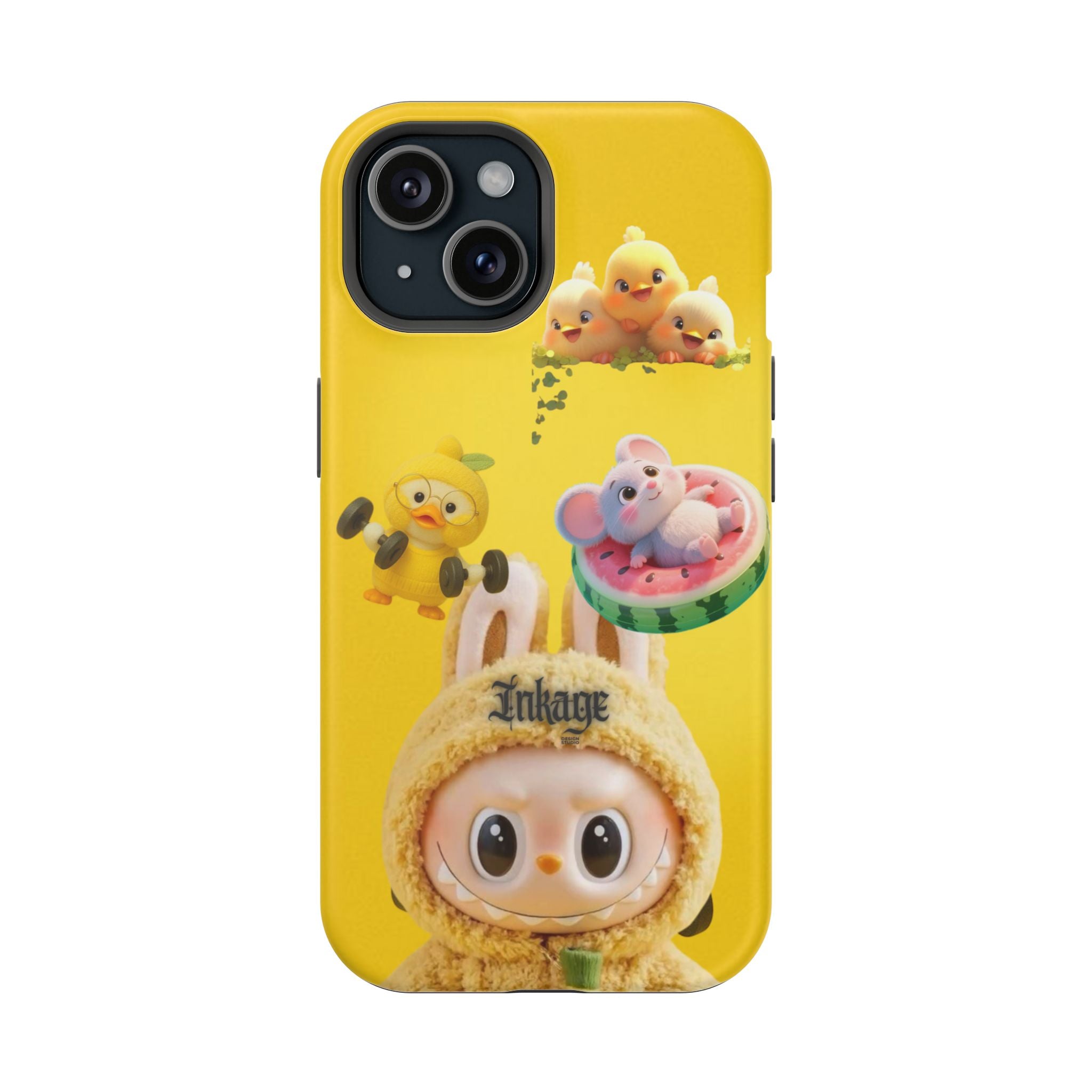 Yellow Cutie Labubu Magnetic Phone Cases (Animation)